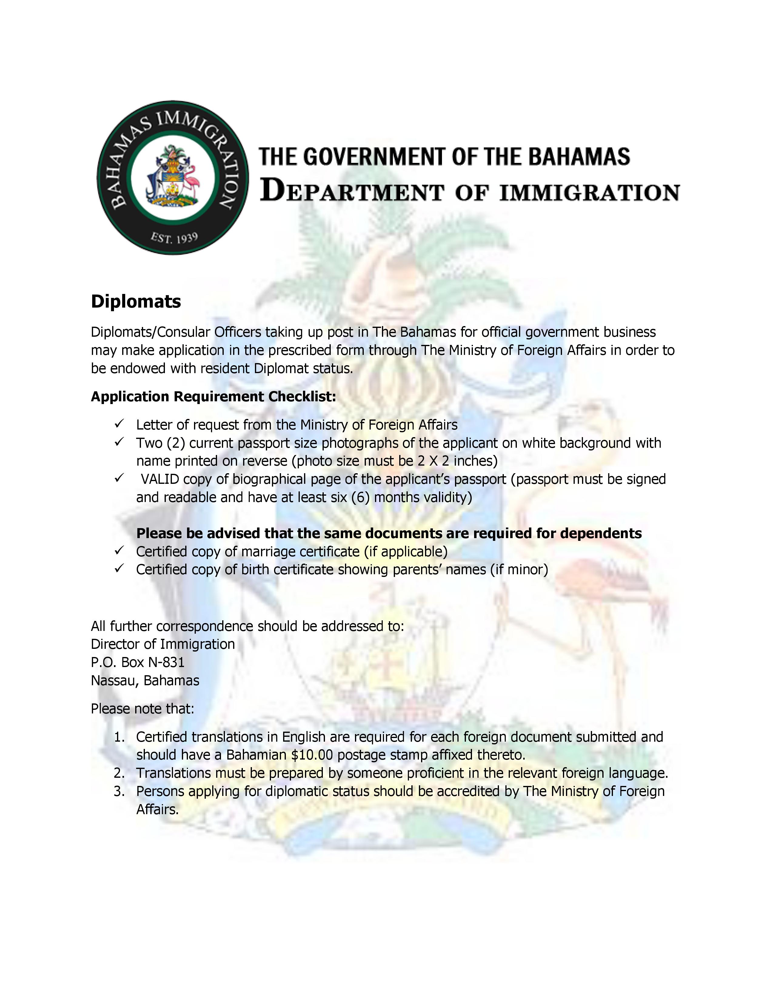 bahamas immigration card pdf reader