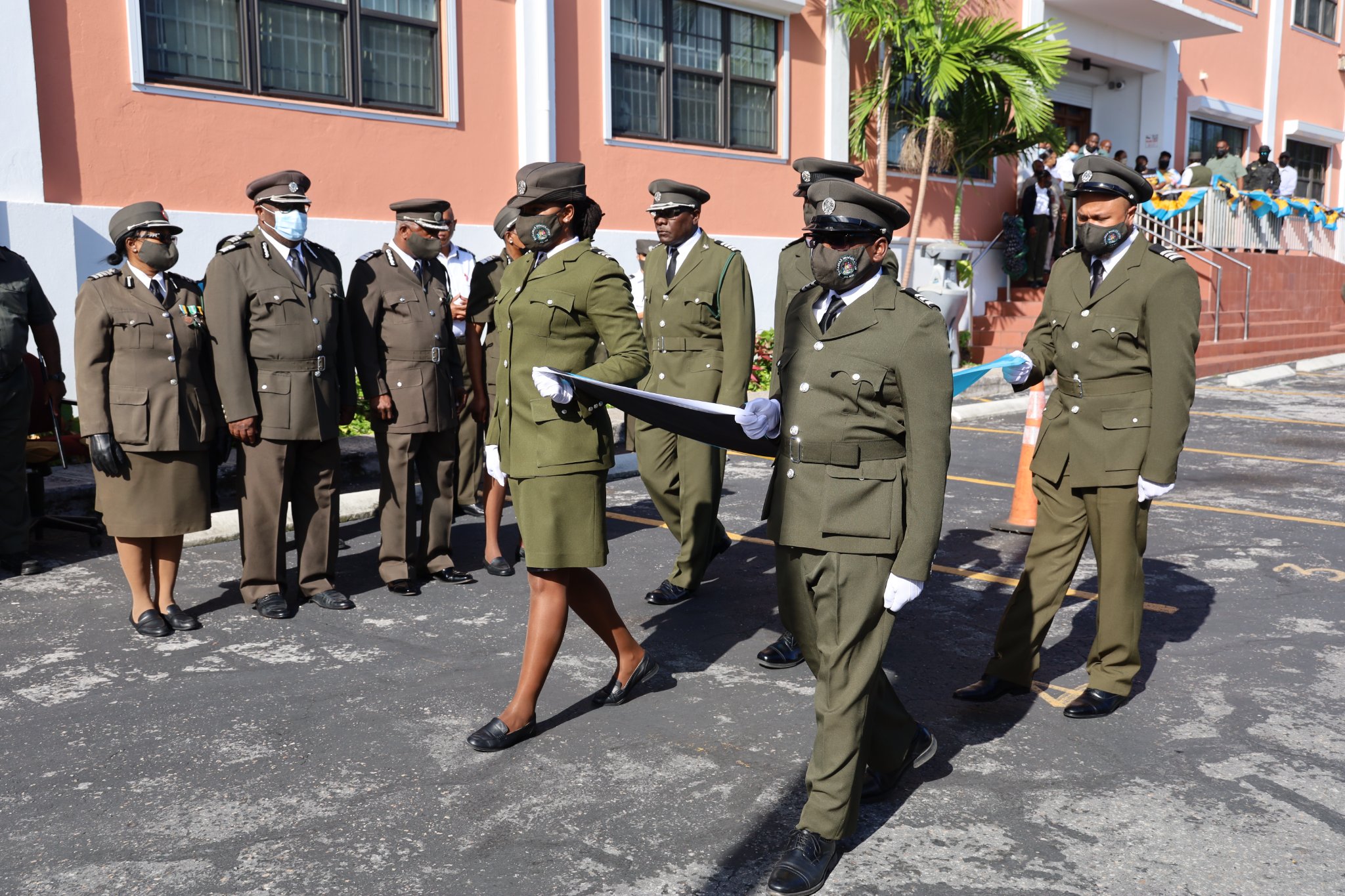 Bahamas Immigration   Flag Raising 2 